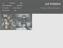 Tablet Screenshot of joebarresi.com